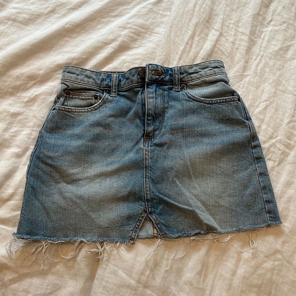 BDG Denim Cut Out Skirt
